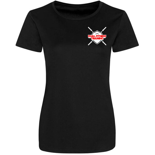 Dual Fitness Training - Ladies Smooth Wicking T-Shirt Thumbnail