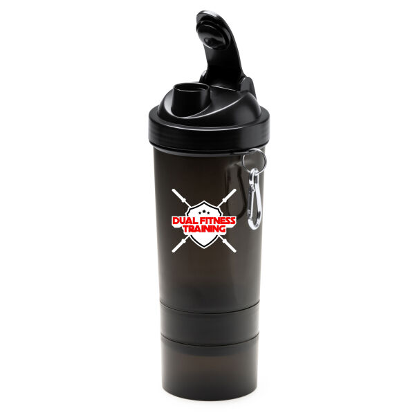 Dual Fitness Training  - Matte Black Shaker With Mix Ball + Storage Thumbnail